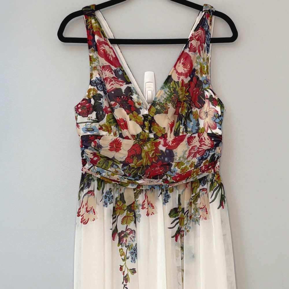 NWT Ever-Pretty Floral Chiffon Formal Dress XL Womens 10 Pageant Prom Maxi - Picture 4 of 10
